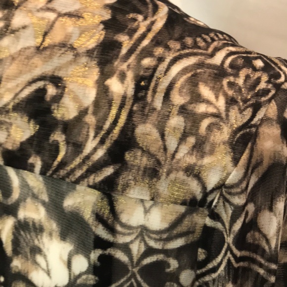 INC NWT Pullover Semi-Sheer Blouse w Camisole - Picture 3 of 4